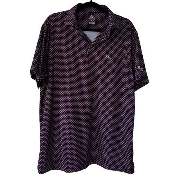 Rhoback Other - Rhoback Men's Short Sleeve Performance Golf Polo Shirt Size Large